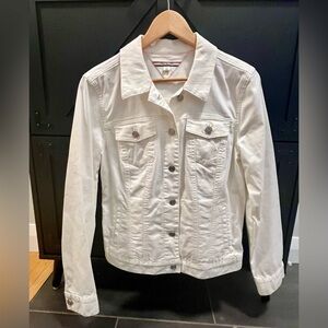 NWOT - Tommy Hilfiger Classic White Jean Jacket, women’s size large